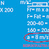 Um corpo de massa 20 kg é arrastado sobre uma superfície horizontal para a qual o coeficiente de atrito é 0,2 por ação de uma força também horizontal de 200 N. Supondo g = 10 m/s², a aceleração imprimida foi de: