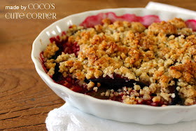 Plums with Crumbles