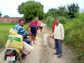 #JaunpurLive : कोपा राजभर बस्ती से बिसौरी,मढ़ी मार्ग ठीक ना होने से बिसौरी के ग्रामवासी हैं परेशान