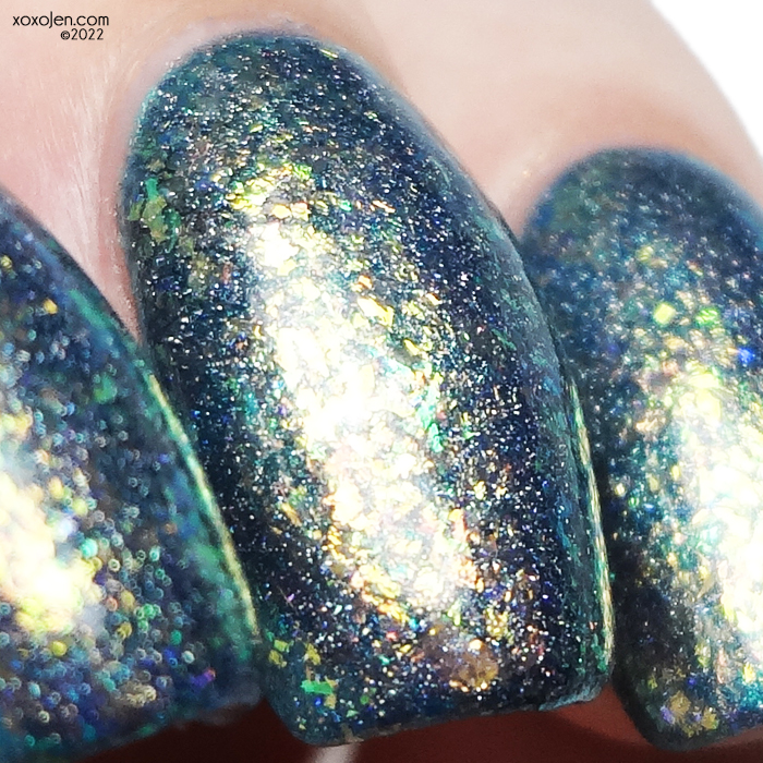 xoxoJen's swatch of Great Lakes Lacquer: She Bent the Rain