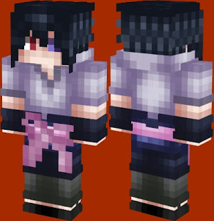 Skin Minecraft Uchiha Sasuke Rinnegan Sharingan Download