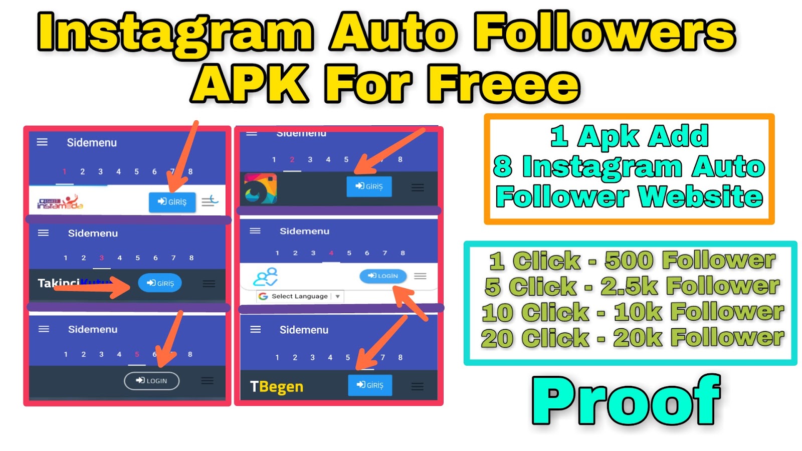  - auto followers instagram free apk
