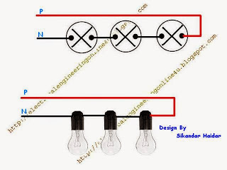 wiring lights in series diagram