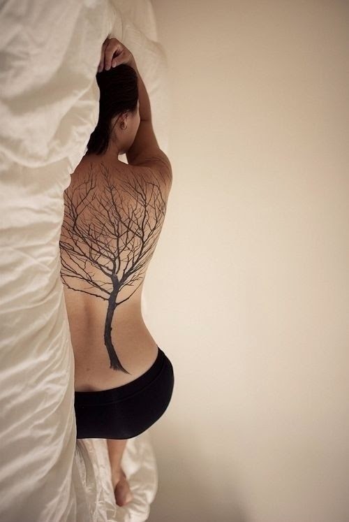 Insane Nature Tree Tattoo, Designs of Insane Black Tree, Tree Tattoo of Insane for Women, Insane Women Full Back Tree Tattoos, Women, Artist, Parts,