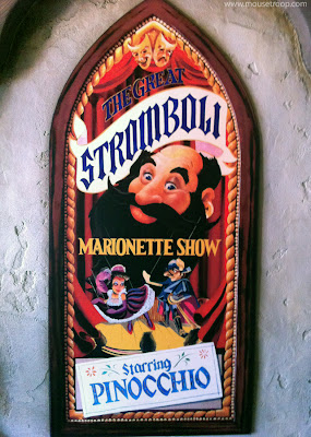 Pinocchio's Daring Journey dark ride Disneyland Stromboli