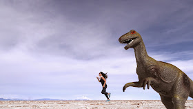 Dinosaur at Salar de Uyuni, Bolivia