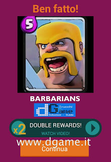 Soluzioni Quiz Clash Royale card livello 1