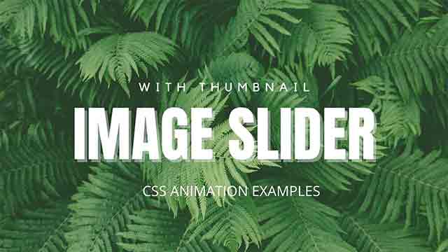 css image slider