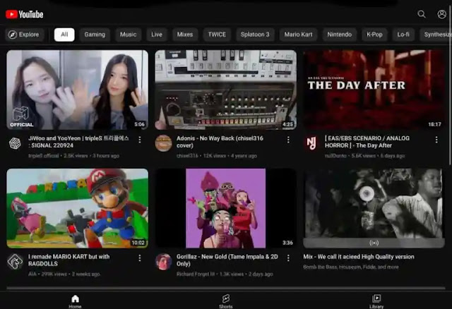 The new YouTube design
