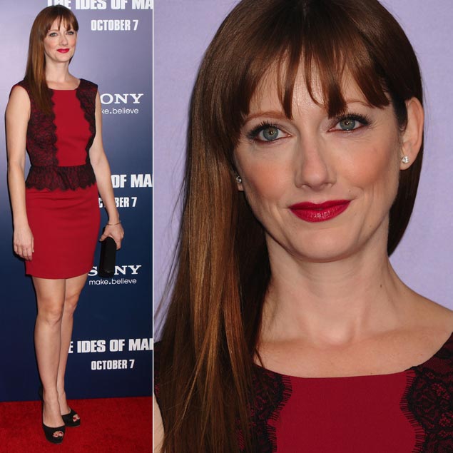 Fotos em HQ Judy Greer The Ides of March NY Premi re The Ziegfeld 