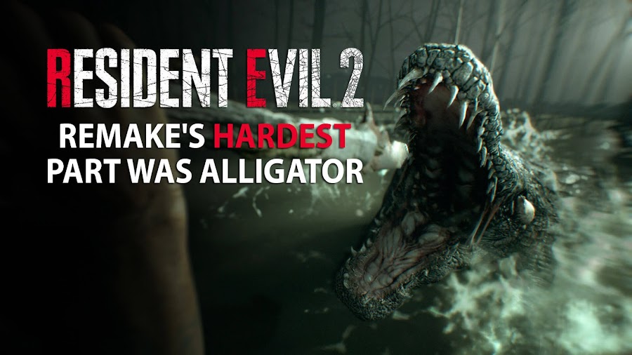 resident evil 2 remake alligator