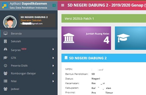 Cara Instal Patch Pembaruan Aplikasi Dapodik 2020.b Patch 1