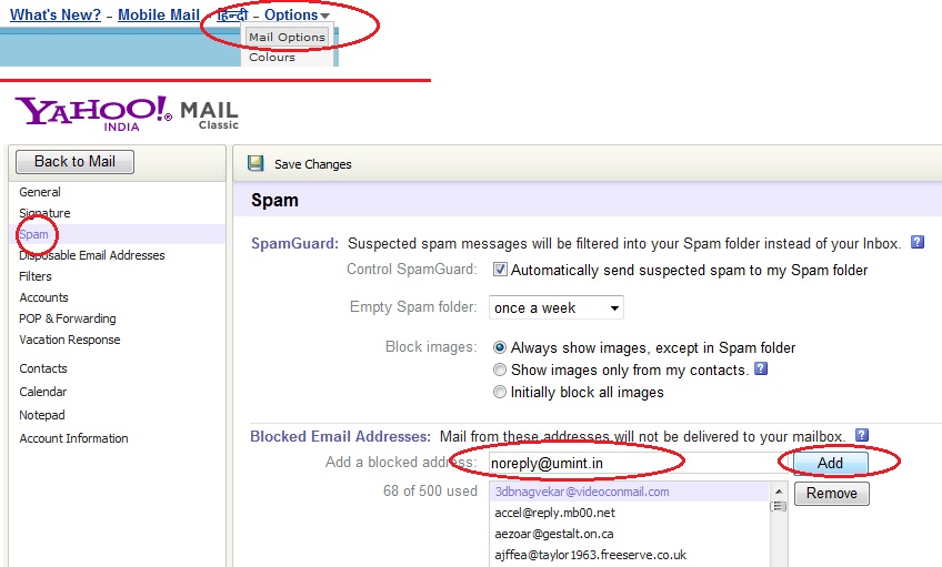 How to Block a sender in Yahoo mail? Expert Answers to