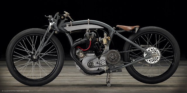 The Rudge 'bitsa', built by Jean-Claude Barrois.