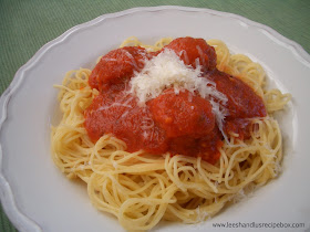 Spaghetti & Meatballs | Leesh & Lu's Recipe  Box