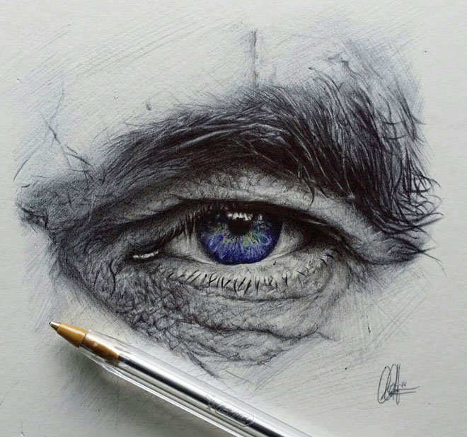 Drawing of a Beautiful eye [Full Process] — Steemit