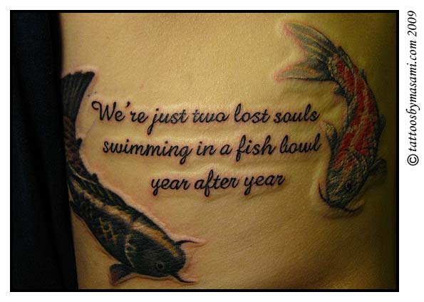 tribal fish tattoos. For many, a tribal koi fish