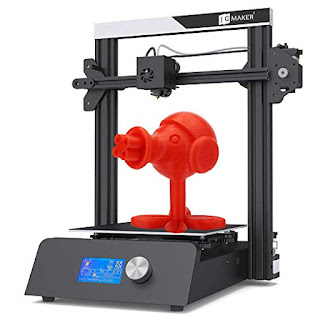 JGAURORA Magic High Precision DIY 3D Printer with Metal Base Filament Run Out Detection Resume Print and Build-in Power Supply 220x220x250mm