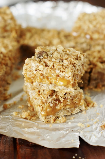 Caramel-Walnut Bars