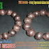 Wood bracelets Gelang Gaharu Agarwood : Kerajinan Handicraft Gelang Supermario Gaharu Garu Dobel Super Model KOPIKO  Diameter 16 mm