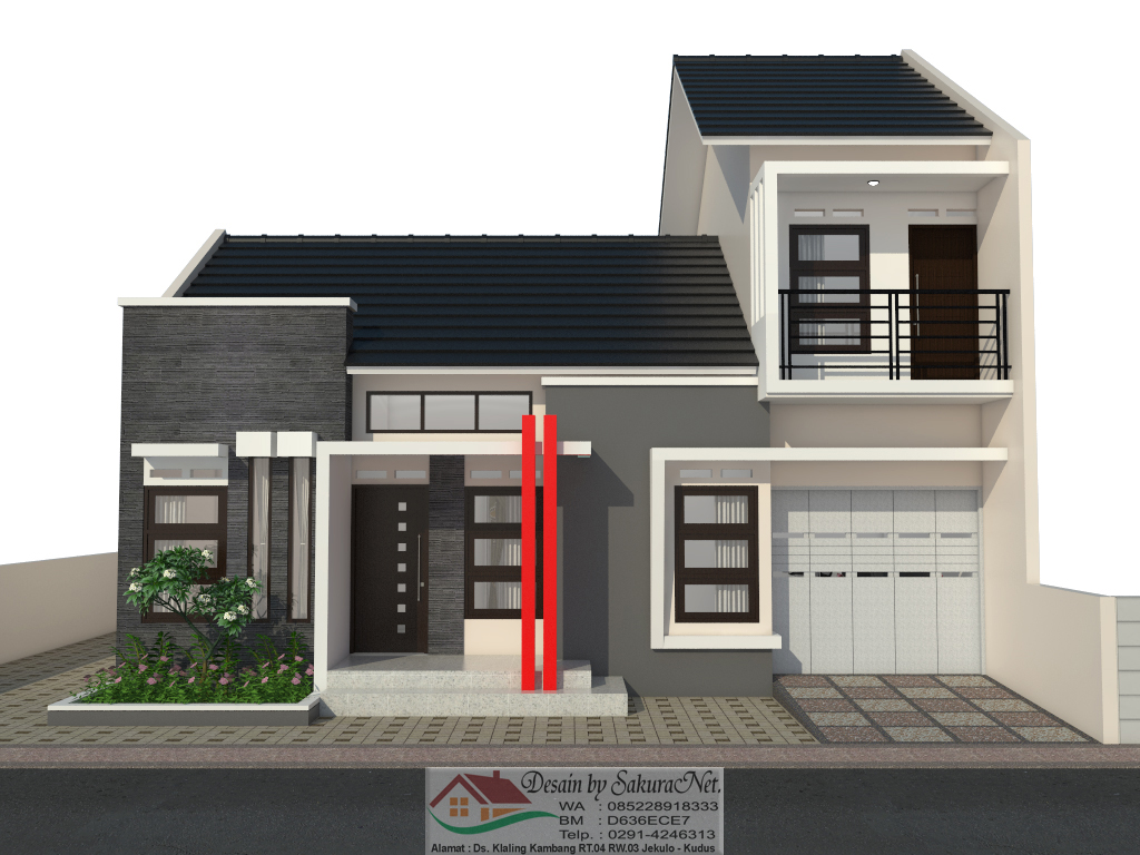 Desain 3D Rumah By SakuraNet Desain Rumah Minimalis 11x7