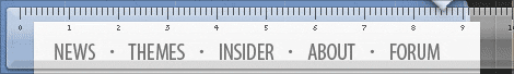 horizontal navigation bar design inspiration