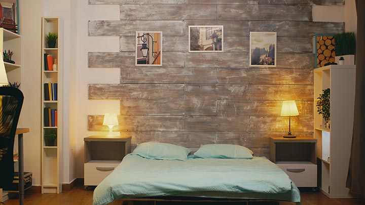 Bedroom focus wall design