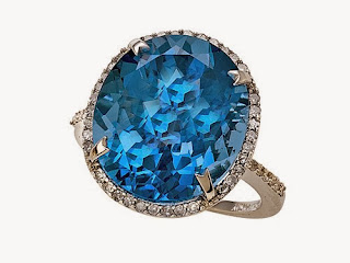 Genuine Blue Topaz Ring