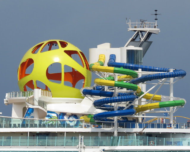 The Sky Pad on the cruise ship Independence of the Seas, port of Livorno