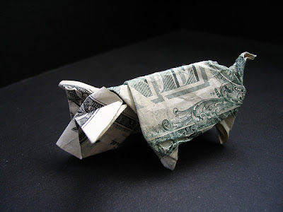 origami pig