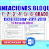 Planeaciones bloque 3 - 1°, 2°, 3°, 4°, 5°, 6°  grado primaria Ciclo Escolar -2017-2018