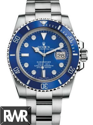 replica Rolex Submariner Blue 116619LB watch