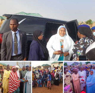 Wife of Kebbi state Governor Hajia Nafisa Nasir Idris donates food items, clothing materials to Ambursa, Bayan Oando IDP camps