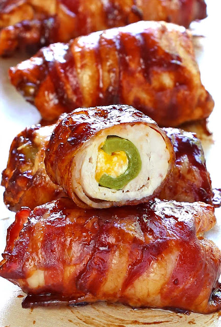  Bacon BBQ Chicken Bombs