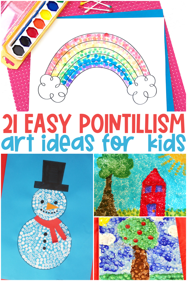 Easy pointillism art