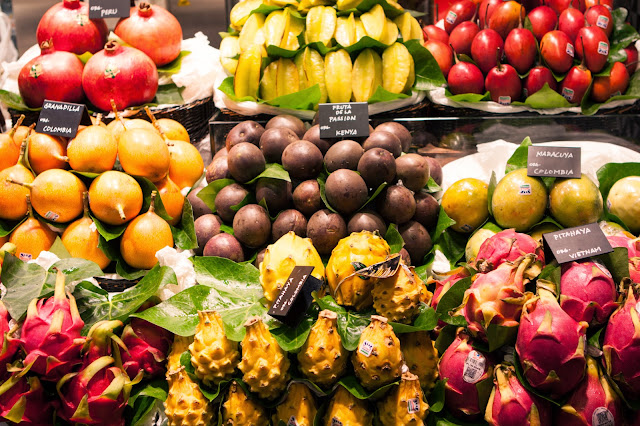 Mercato La Boqueria-Barcellona