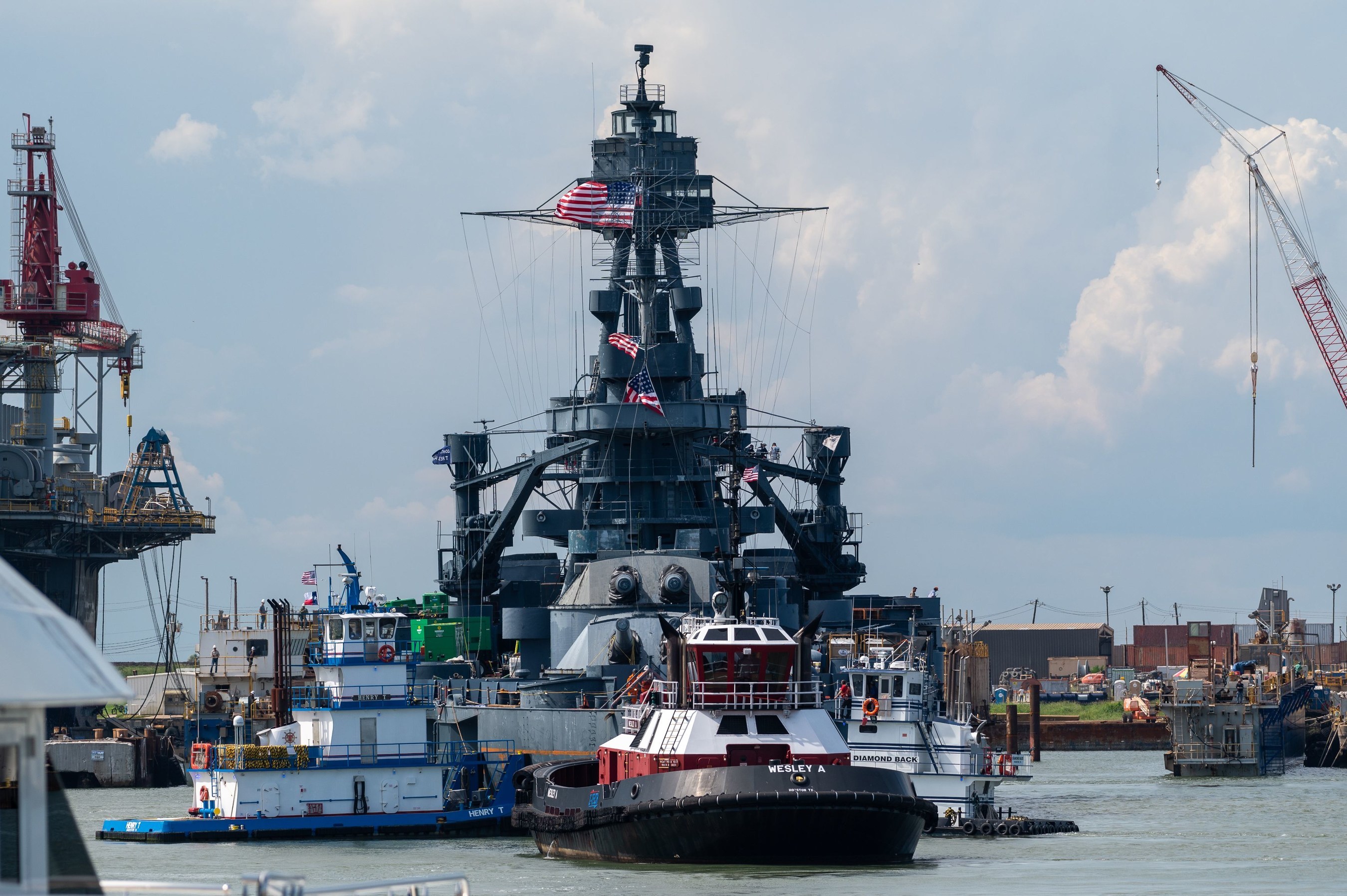 Battleship Texas Makes Move to Galveston For Restoration
