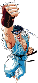 baixar vetor illustrator ryu street fighter 2 gratis