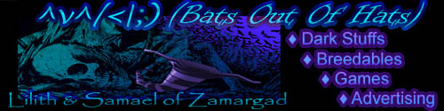 ^v^/<|;) (Bats Out Of Hats) Forums Logo