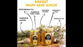 Madu Arab lemon,khasiat ; Penyembuhan Flu, anti bakteri,peningkat stamina, membantu diet, mengurangi asam lambung tinggi, membantu kesehatan paru dan saluran napas,harga murah di Jonadoctor Health and business