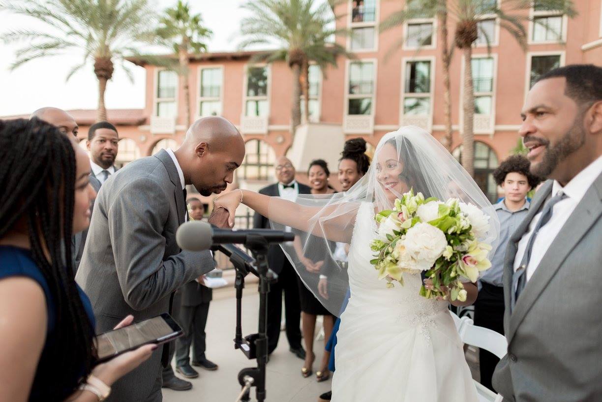 Las Vegas wedding officiant, Las Vegas wedding planner, African american Las Vegas wedding, Westin lake Las Vegas wedding