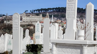 Alifakovac cemetery south of the river