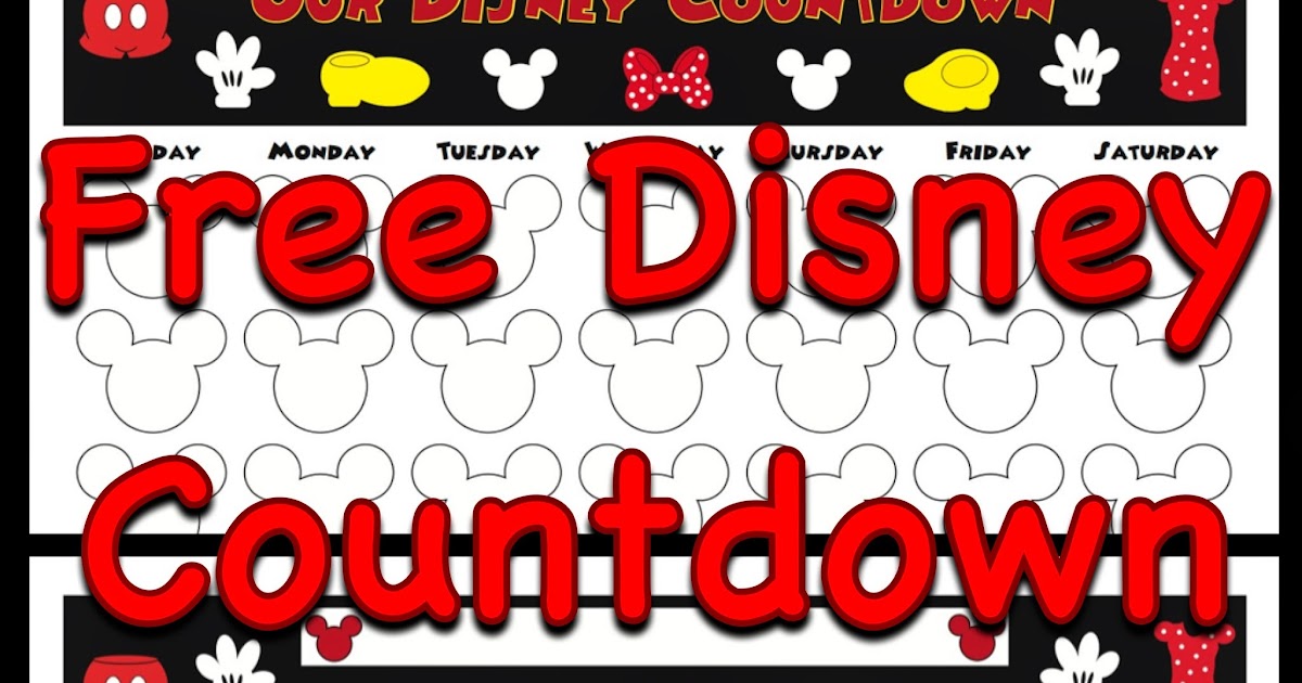 My Disney Life: Countdown Calendars