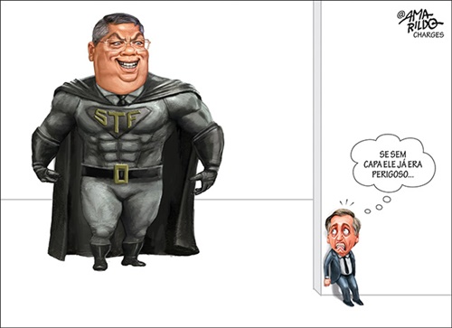 www.seuguara.com.br/O poder da capa/Flavio Dino/STF/charge/Amarildo/