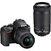 Nikon D3500 DX-Format DSLR Two Lens Kit with