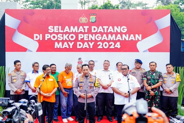 Aksi May Day, Sigit Angkat Presiden KSPSI Jadi Staf Ahli Kapolri  