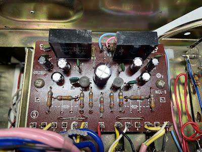 Realistic STA-180_Equalizer Amplifier Board_after servicing