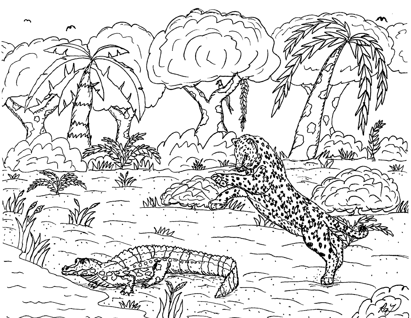 Download Robin's Great Coloring Pages: Prehistoric Mammals with Modern Mammals for Comparison