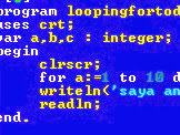 Program Pascal Dengan Looping For To Do