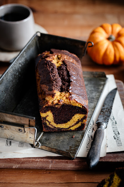 Cake marbré choco butternut